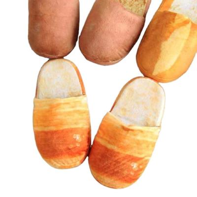 China Home creative soft bottom plush non-slip winter foodie fashion trend trend simulation cotton slippers for sale