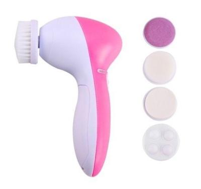 China Deep Cleansing Vibrating Remover Hot Selling Pore Remover Face Deep Cleansing Massager 5 in 1 Brush Face Electric Facial Cleansing Brush for sale