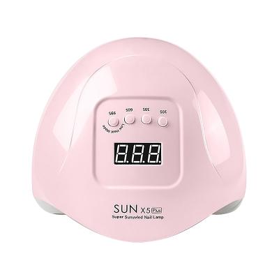 China Quick Dry SUN X5 Plus Mode 36Pcs LED White UV Table Lamp ABS Low Temperature Lights And Electric Gel Nail Pink for sale