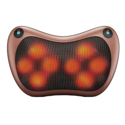 China Portable car home pillow massage heating back the portable shiatsu neck massage pillow for sale