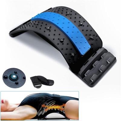 China ABS Back Stretcher Massage Back Pain Massager Heaven and Earth Orthotics Cushion Massager Comfortable Spine Lumbar Adjustable Back Waist for sale