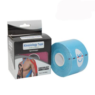 China Original Breathable Elastic Therapeutic Sports Muscle Tape Waterproof Kinesiology Tape For Injury Recovery for sale