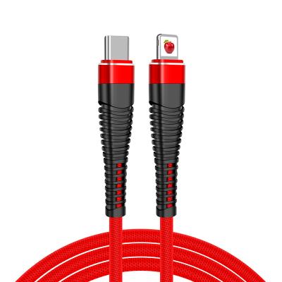 China High Quality Environmental Friendly Charging Cable 2020 20W USB C To 8Pin Fast Cord Usb Charging Cable For Iphone 13 12 for sale