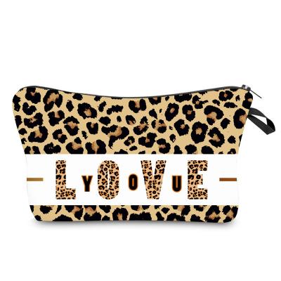 China 2022 Hot Selling OEM Fashion Poly Waterproof Wash Bag Cute Fashion Printing Soft Cosmetic Storage Bag Zipper Make Up Pouch for sale