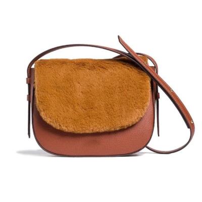 China Others New Arrived Ladies Apple Fur Vegan Faux Skin Leather Crossbody Shoulder Bag For Woman for sale