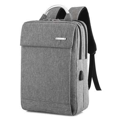 China With USB laptop backpack USB charging large capacity multifunctional nylon soft fashion waterproof custom logo computer backpack for sale