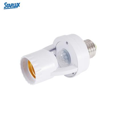 China Mini Screw ST451 E27 Portable Fancy Automobile Infrared Bulb Holder Motion Sensor Holder Ceiling Lamp Holder for sale