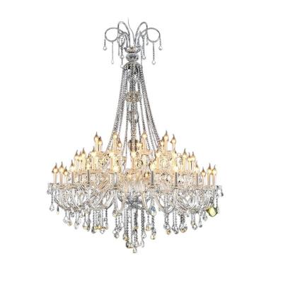 China Modern Luxury Large Crystal Chandelier Lighting Foyer Lights Fixture 90 20 Adjustable Nordic Home Decor LED Glass Modern 3 Years 50000 for sale