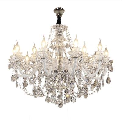 China Modern Nordic Light Murano Chandelier Decorative Nordic Style Led Chandelier Lighting K9 Crystal LED Living Room Modern 1 Pc Al Haffar for sale