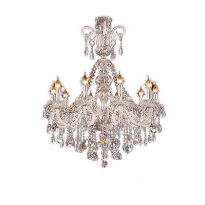 China American style Candle Chandelier For Weddings Decorations  K9 Crystal Modern Ceiling Luxury Home Lighting for sale