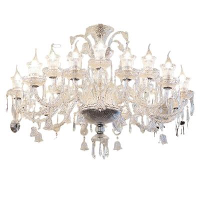 China Modern K9 Crystal Chandelier Lighting Ceiling Lamp Body House Lights Transparent Vintage for Living Room Bedroom Kitchen Grade Pendant for sale