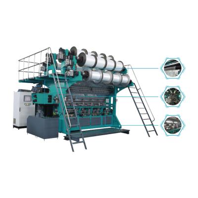 China NRBD6 Warp Belt Double Covering Raschel Warp Knitting Machine for sale