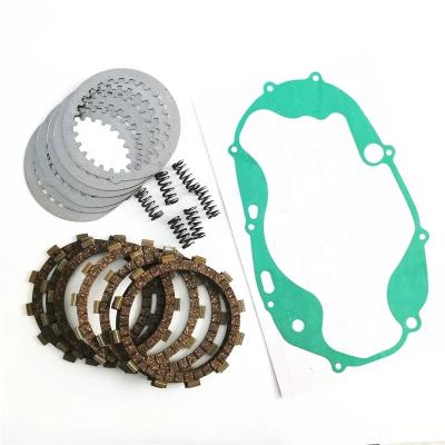 China Stainless Steel Clutch Friction Plates Heavy Duty Kit Clutch Springs & Cover Gasket For Yamaha White Lady 350 YFZ350 1987-2006 for sale