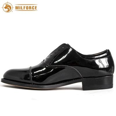 China Hot Sale New milforce Black Anti-odor Military Office Leather Shoe for sale