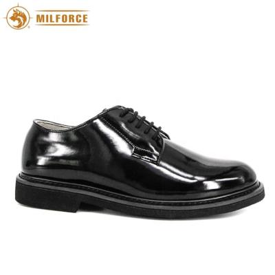 China Anti-odor milforce top sale black man military office shoes for sale