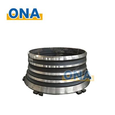 China Long Life Time High Performance GP500 GP500S Cone Crusher Spare Parts Forging Mantle and Bowl Liner for sale