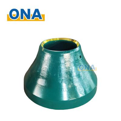 China Long Life Time MN18CR2 Lining Plate H6800 Cone Crusher Spare Parts Forging Mantle and Bowl Liner for Granite for sale