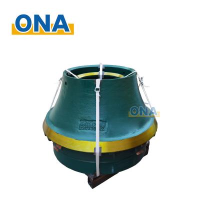 China Long Life Time Factory Processing Mining Machine Cone Crusher Accessories CH440 CH660 Cone Crusher Spare Parts Forging Mantle and Bowl Liner for sale