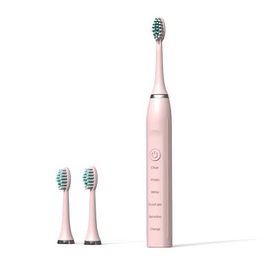 China ABS new small brush head rechargeable electric toothbrush can take care of every tooth for sale