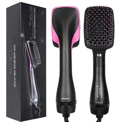 China Adjustable Heat Blow Dryer Salon Professional Hair Dryer Brush Heat Airbrush Hair Straightener Hair Straightener Curler Paint One Step Hair Dryer for sale