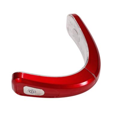 China Home Use V Shape Face Lift Slimming Chin Reducer V Red Blue Line Lift Double Belt Facial Lift Up Massager for sale