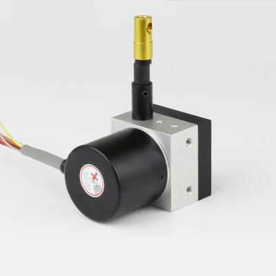 China Optical Speed ​​Sensor Small Size 40mmx40mm Distance Sensor Wire Pull Sensor 500mm Stroke for sale