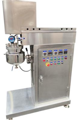 China ZJR Paste Vacuum Emulsifying Machine SS304 High Speed Homogenization Manual Batching for sale