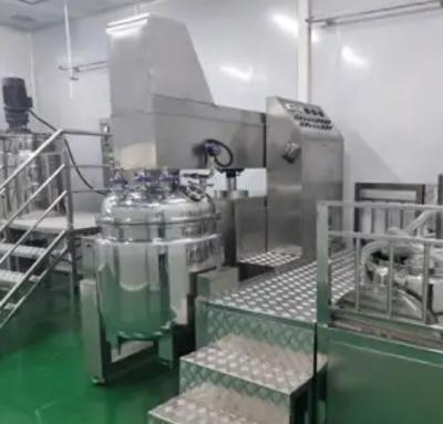 China 10L 20L 50L100L Máquina de mistura de emulsificação homogeneizante de elevação hidráulica automática à venda