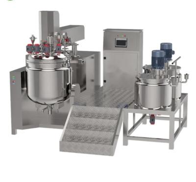 China Stainless Steel Cosmetic Ointment High Speed Vacuum Emulsifying Homogenizer Mixer for sale