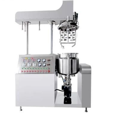 China High Shear Emulgator Mixer mit Hopper Kosmetische Lotion Creme Paste Emulgator Mixer Tank Vakuum Emulgator Mixer zu verkaufen