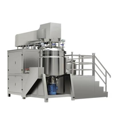 China Vacuum Emulsifying Mixer Shampoo Making Machine Cosmetic Cream Mixing Homogenizer Food Hygiene Grade Vacuum Mixing Equipment for sale