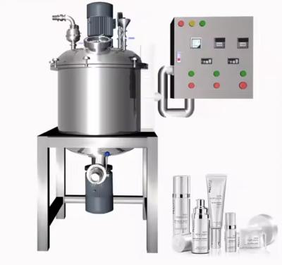 China 20L-200L Stainless Steel Vacuum Emulsifying Mixing Machine Homogenizer Mixer For Cosmetics Industries for sale