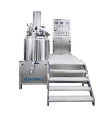 China Electrically Heated Homogenizer Vacuum Emulsifier Cream Vacuum Emulsifying Mixer for sale