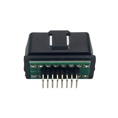 China Reusable 16 Degree Male OBD2 J1962 90 PIN Male Connector Right Angle Male Wire OBD2 Connector With Low Price for sale