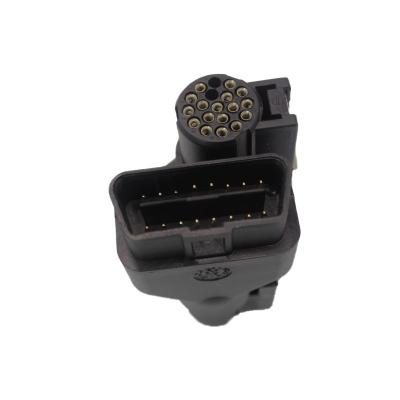 China Diagonosis Auto OBD Adapter 16 Pin To 19 Pin Connector For GM TECH 2 Diagnostic Tool for sale