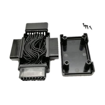 China 2021 Auto Diagonosis System OBD Case With Male And Female Adapter Connector OBDII 16 PIN OBD ADAPTER for sale