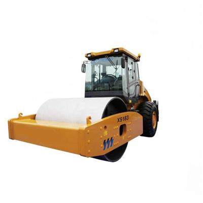 China Hotels 18 Ton Big Road Roller High Efficient Simple Road Roller Drum Compactor Machine XS183 XS183J for sale