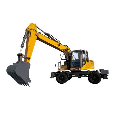 China Construction Material Shops ORIEMAC Hydraulic Excavator 15ton Wheel Mini Excavator XE150WA for sale