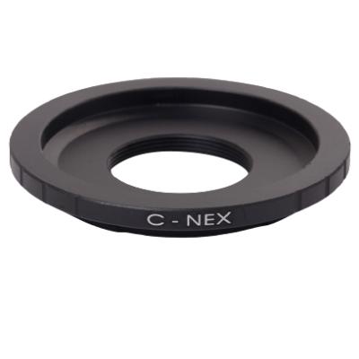 China Aluminum Alloy C-NEX Lens Adapter Ring For C Mount Lens To For Sony NEX E Mount Camera Black for sale