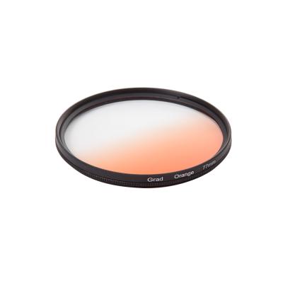 China Resin Graduated Progressive Color DSLR Camera Lens Filter 77mm Blue Red Orange Lens Filter for sale