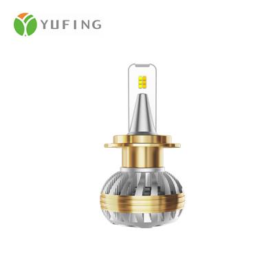 China All Cars Good Quality H4 Car Bulb 20000Lm Inner Faro Csp H1 Chip Led Headlight Three Colors Led Headlight for sale