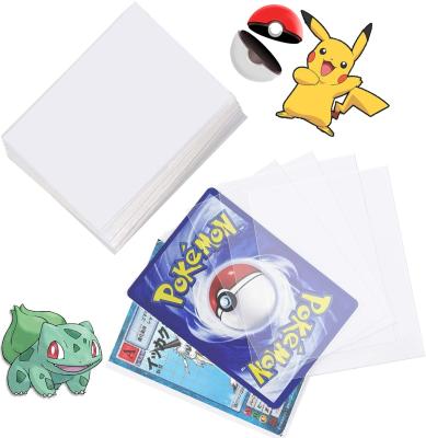 China Soft Clear Trading Card Sleeves Toploaders Trading Card Fit For Pokemon, Soccer, Sports Cards, MTG, YGO for sale