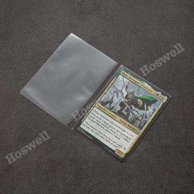 China Table Board Game Penny Cheap Card Sleeves Clear Trading Card Sleeves 64x89mm For MTG YGO Baseball Trading Cards for sale