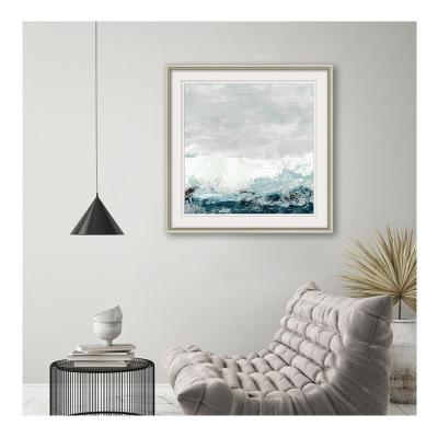 China Supplier Minimalist Professional Foggy Seascape Art Living Room Abstract Wall Art for sale