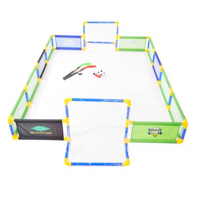 China Amazo Wholesale Kids Gift Two-in-One Indoor Interactive Game Football and Ice Hockey Toys For Kid for sale