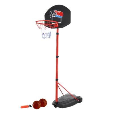 China 2M Eco-friendly Material Height Wholesale Portable Indoor And Outdoor Basketball Height Adjustable Stand For Kids for sale