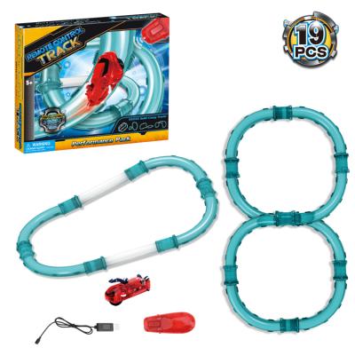 China Innovative Popular Flexible Interesting Track Mini Slot Racing Car Game Set Toys for sale