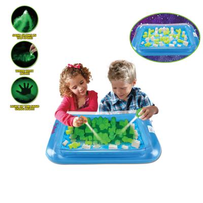 China Creative Sand Toy Luminous Space Sand Set Toy For Kids Innovative Magic Color for sale