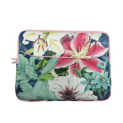 China Durable Wholesale Soft Printing Laptop Bag With Zipper 13.3 Neoprene Laptop Bag for sale