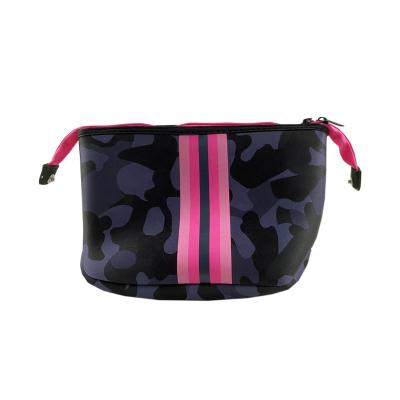 China Durable Custom New Style Neoprene Small Cosmetic Bag Neoprene Toiletry Bag for sale